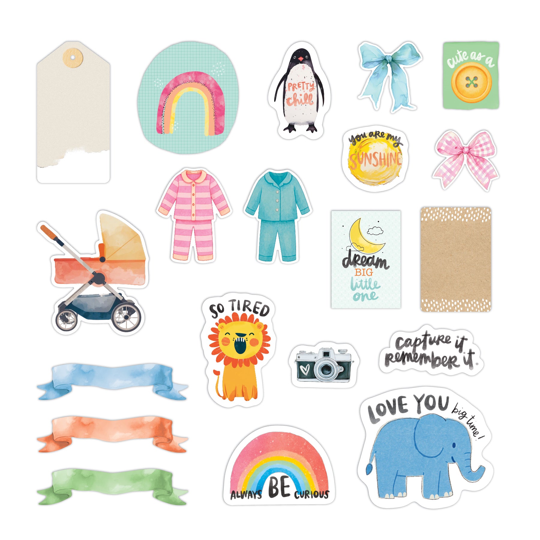 On the Bright Side Embellishments - Baby (20/pk) - Creative Memories