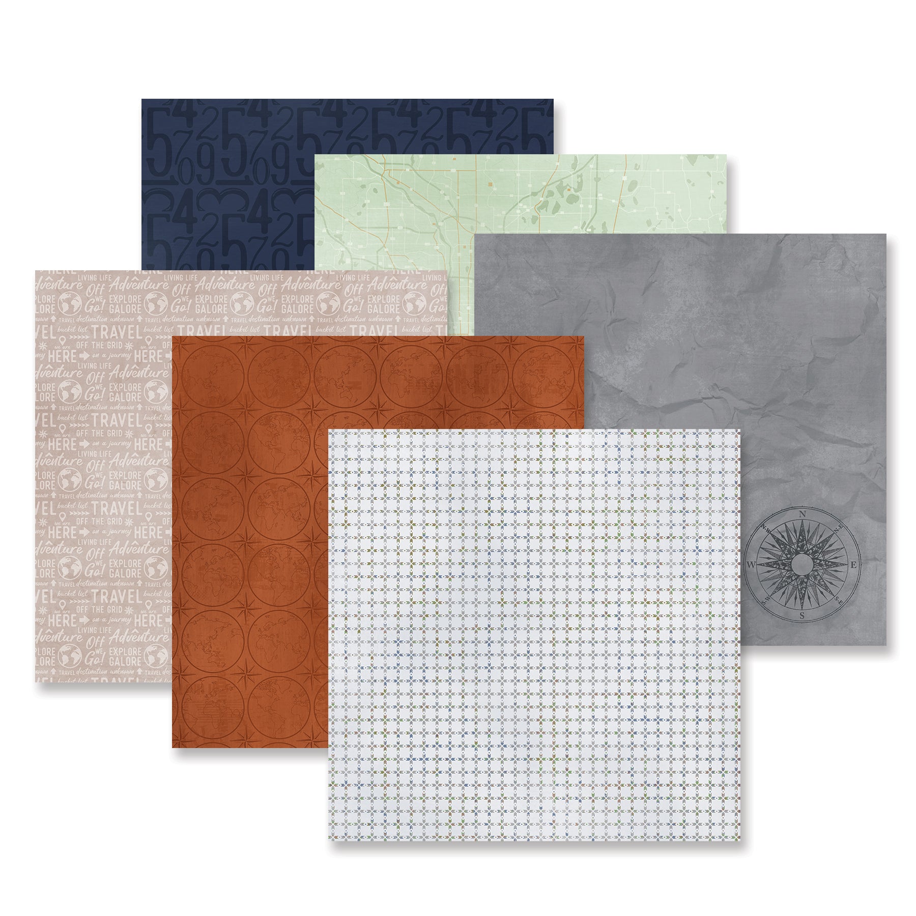 Global Getaway Paper Pack (12/pk) - Creative Memories