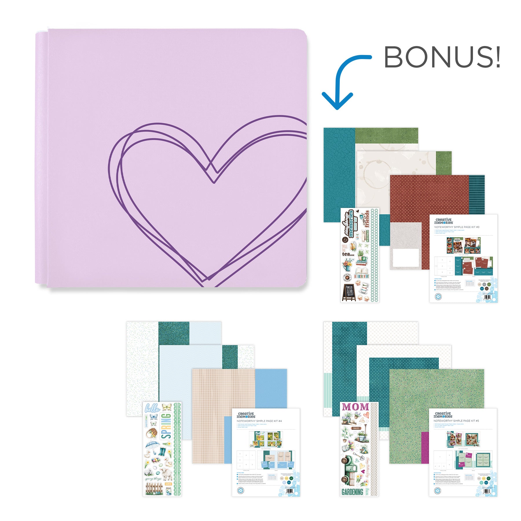 Mother's Day Bundle: 12x12 Mi Amor Cover - Lavender Dust