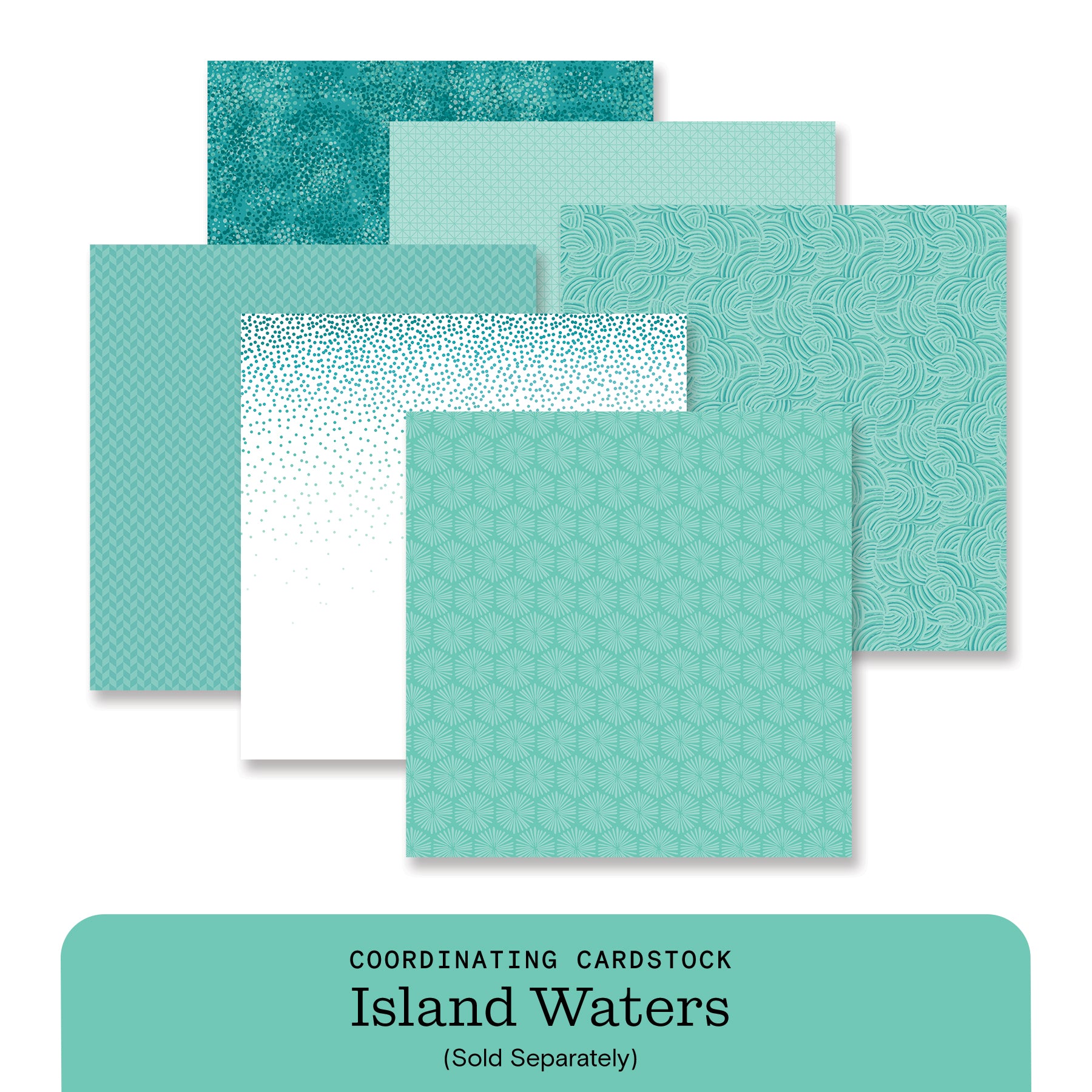 Vivid Melodies 2 Paper Pack (12/pk) - Island Waters - Creative
