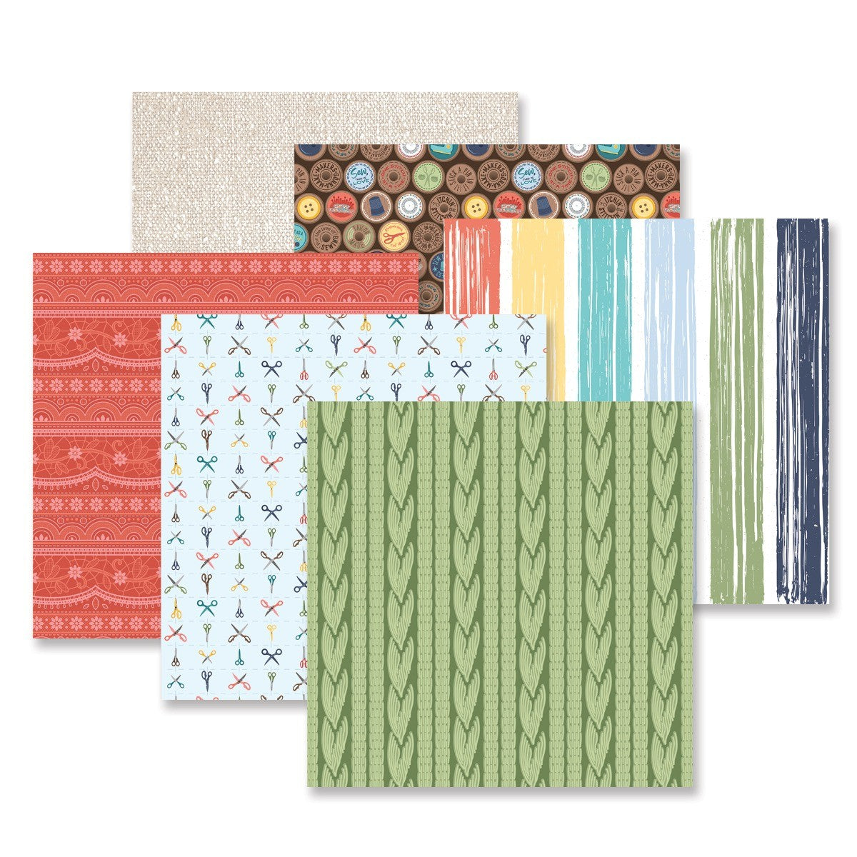 Creative Memories ペーパーセット まとめ売り12種類新品未開封 Craft Happy Paper Pack (12/pk) - Creative Memories
