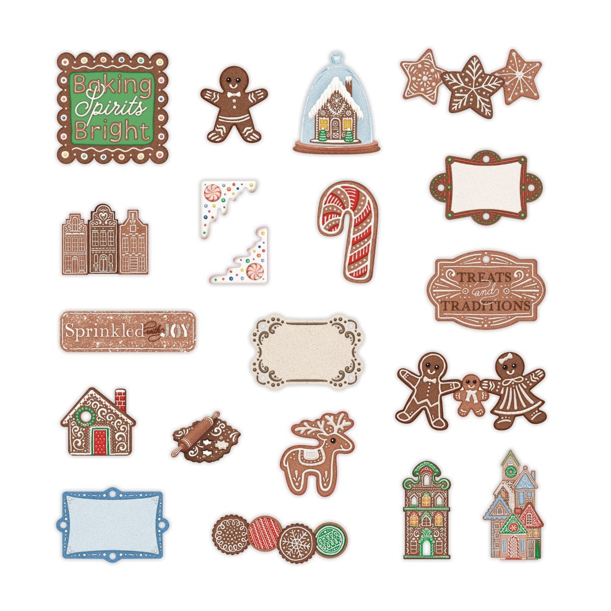 Gingerbread Fun Embellishments - Creative Memories