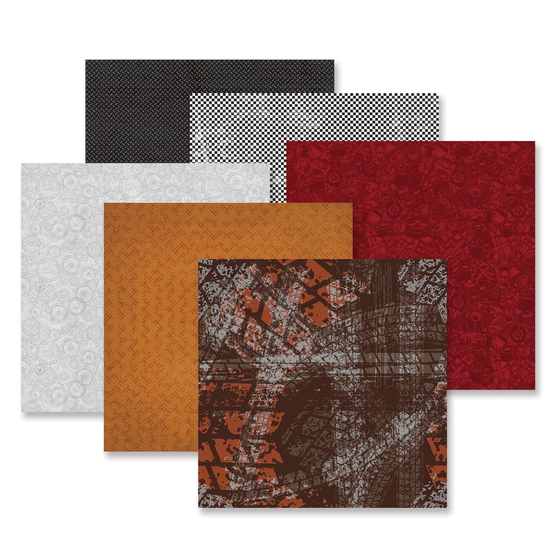 Revved Up! Motorsports Paper Pack (12/pk) - Creative Memories