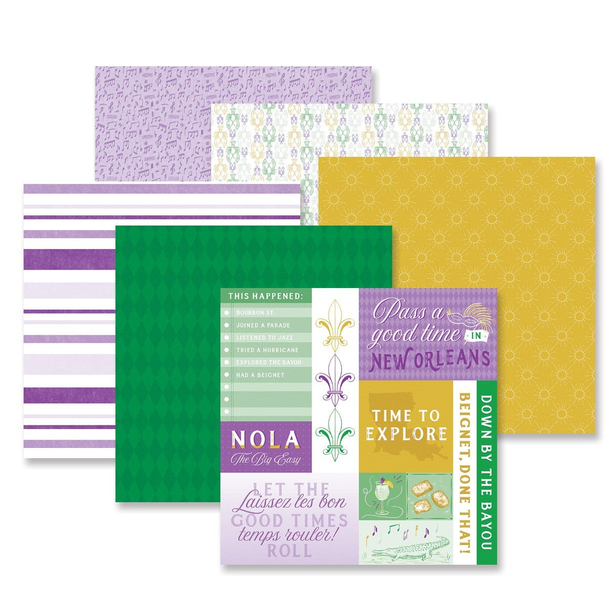 Let the Good Times Roll Paper Pack (12/pk) - Creative Memories