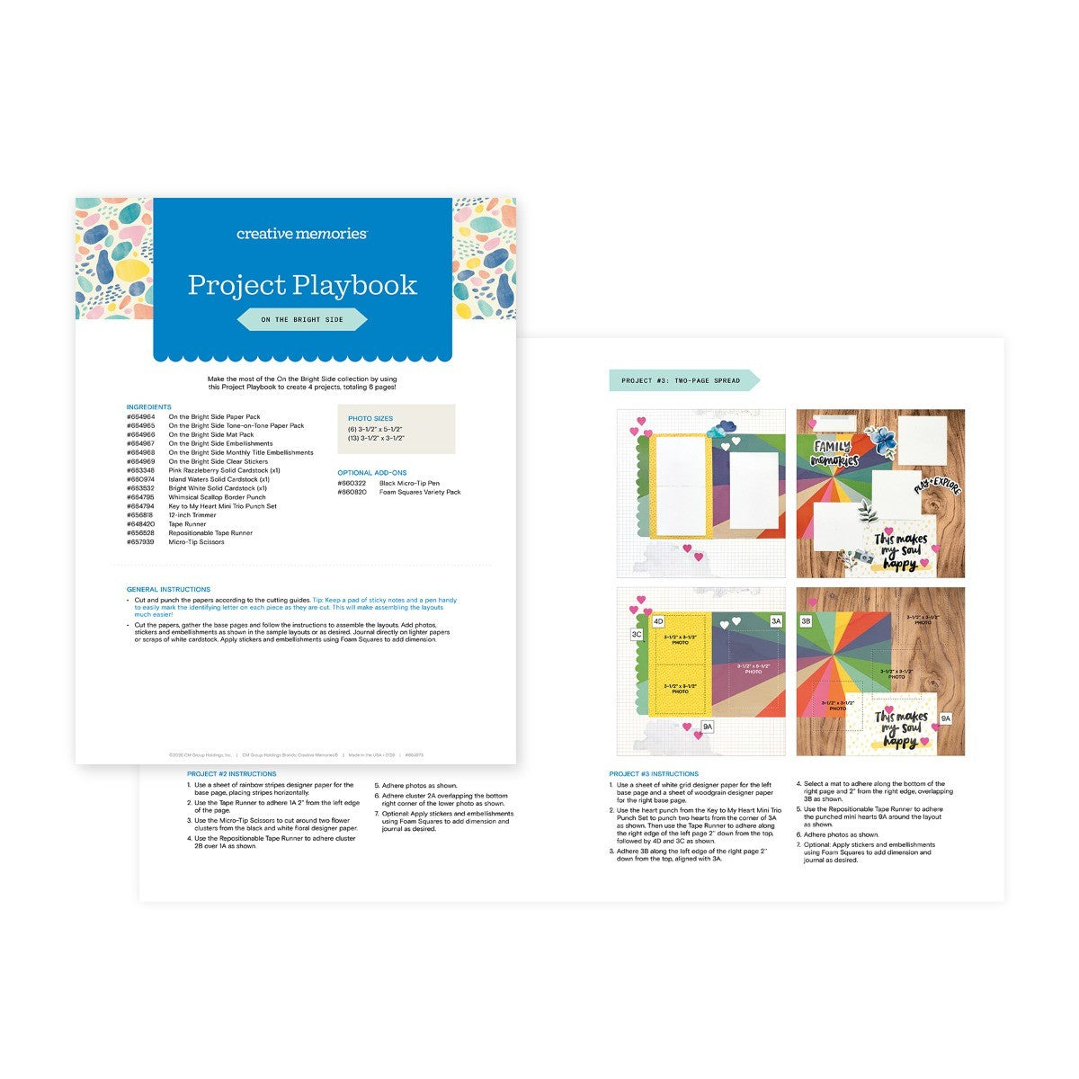 On The Bright Side Project Playbook - Creative Memories