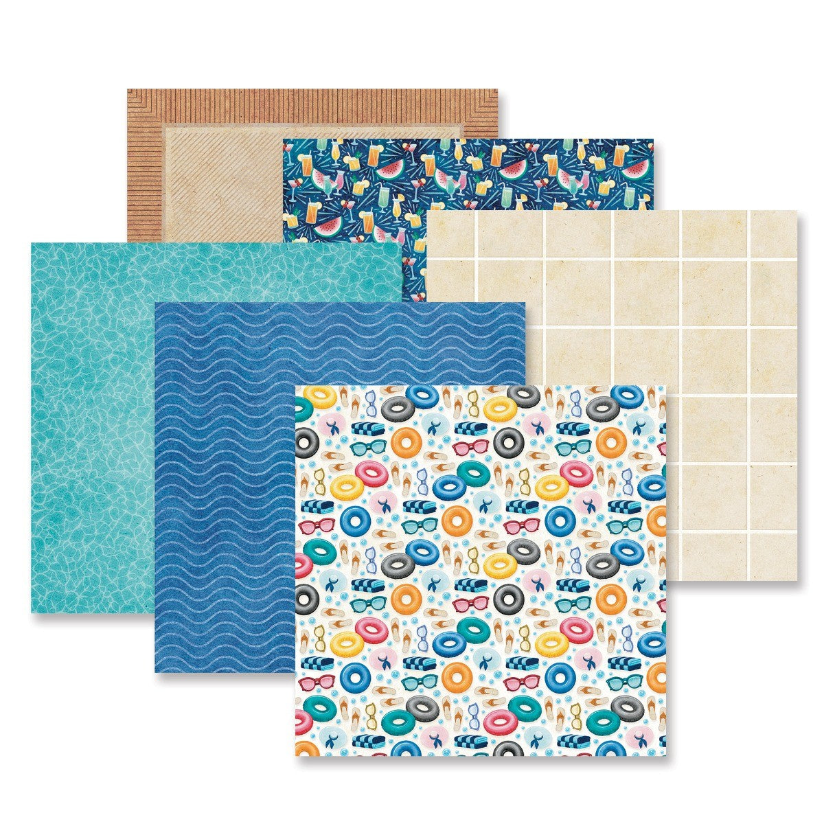 【SATOPPPさん専用】Creative Memories ペーパー Poolside Paradise Paper Pack (12/pk) - Creative Memories