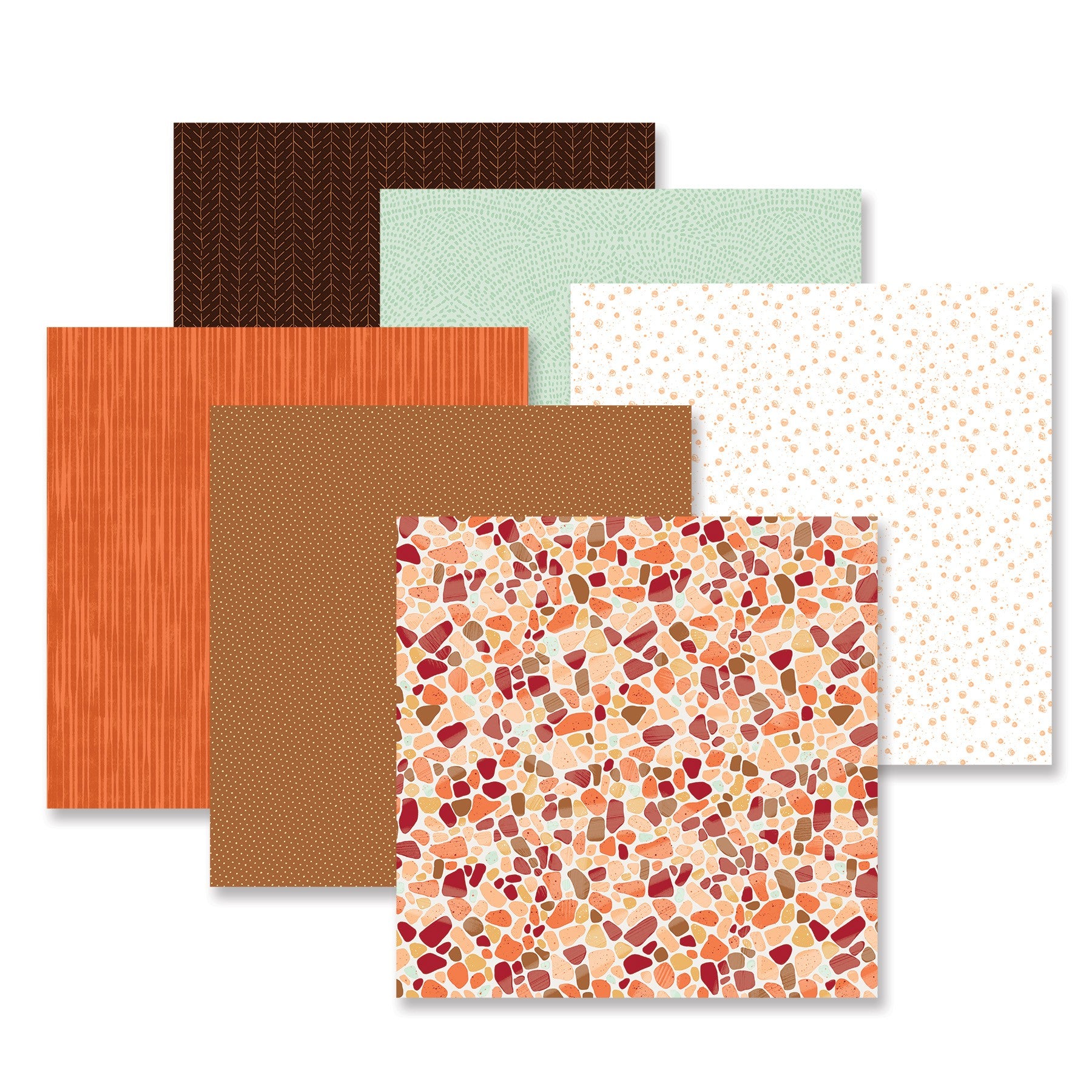 12x12 Shades of Golden Harvest Paper Pack (12/pk) – Creative Memories