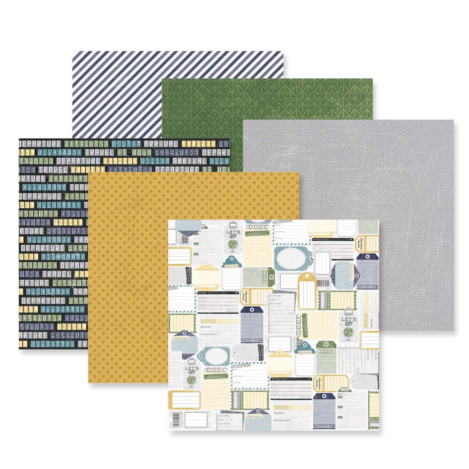 Passport to Adventure Paper Pack (12/pk) - Creative Memories