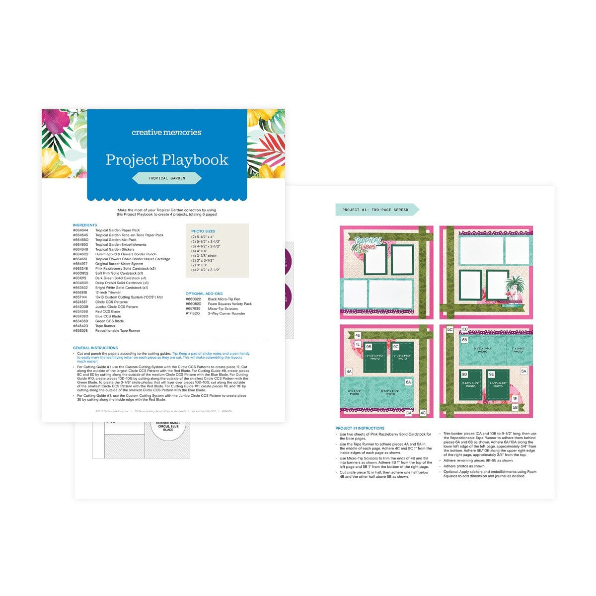 Tropical Garden Project Playbook - Creative Memories