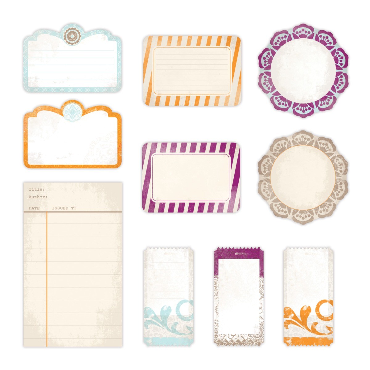 Vintage Chic Embellishments (40/pk) - Creative Memories