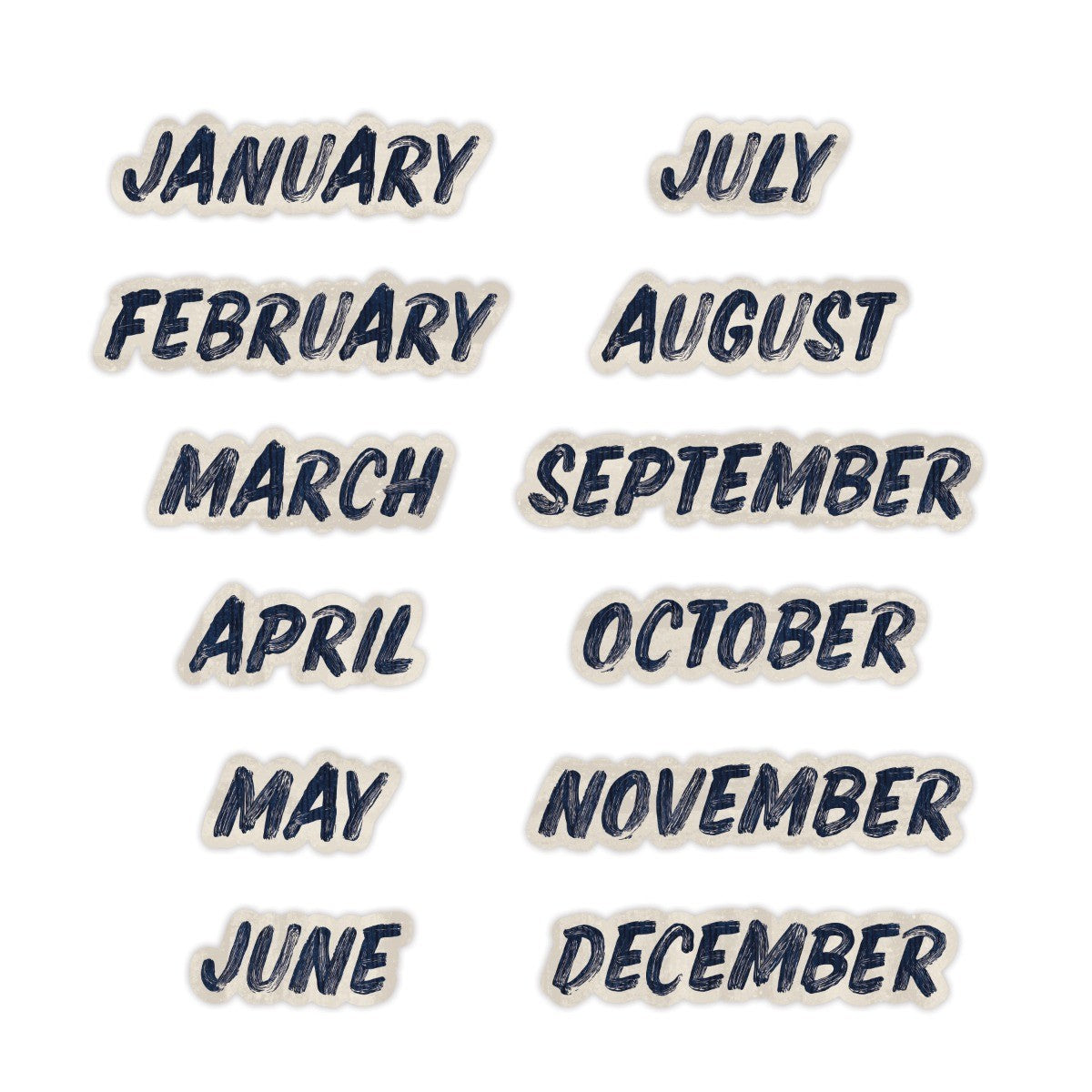 Your Own Way Monthly Titles (12/pk) - Creative Memories