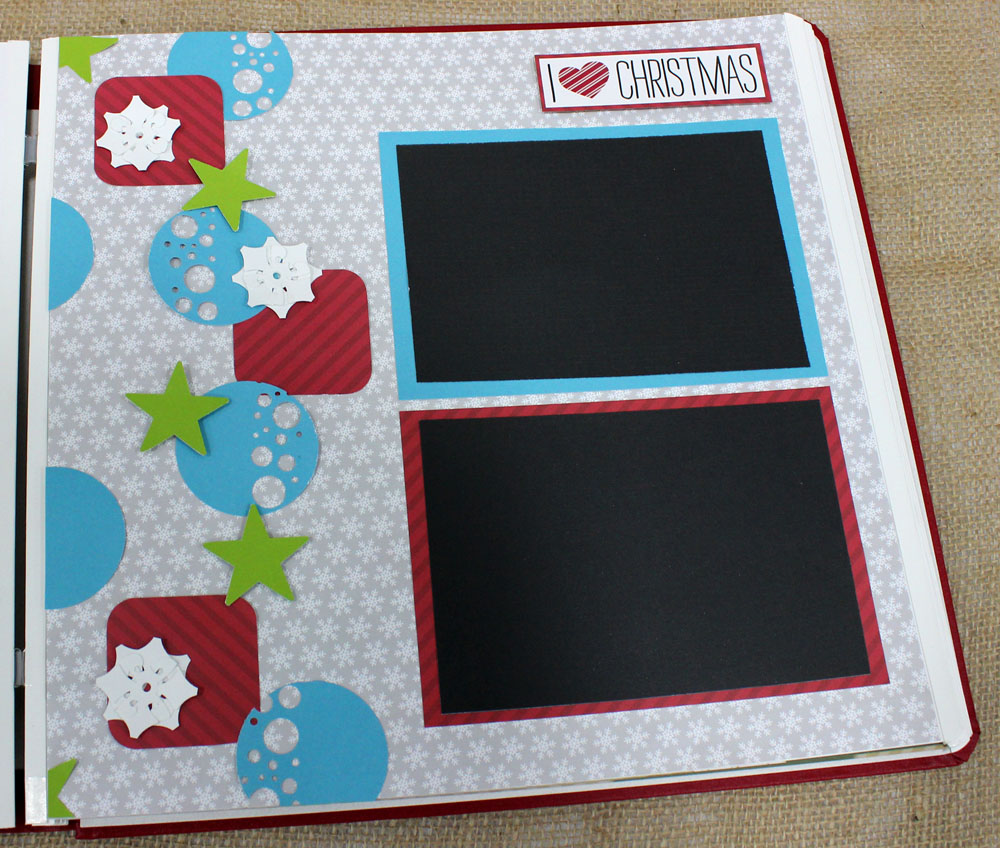 12 Days of Christmas Ideas: Day 6 -Tips for using Punches in Layouts Part II