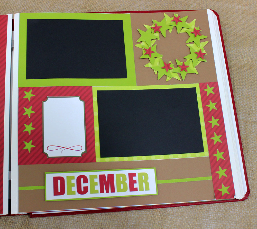 12 Days of Christmas Ideas: Day 7 -Tips for using Punches in Layouts Part III