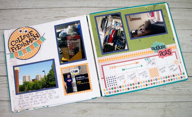 Predesigned Scrapbook Pages – so easy to customize!