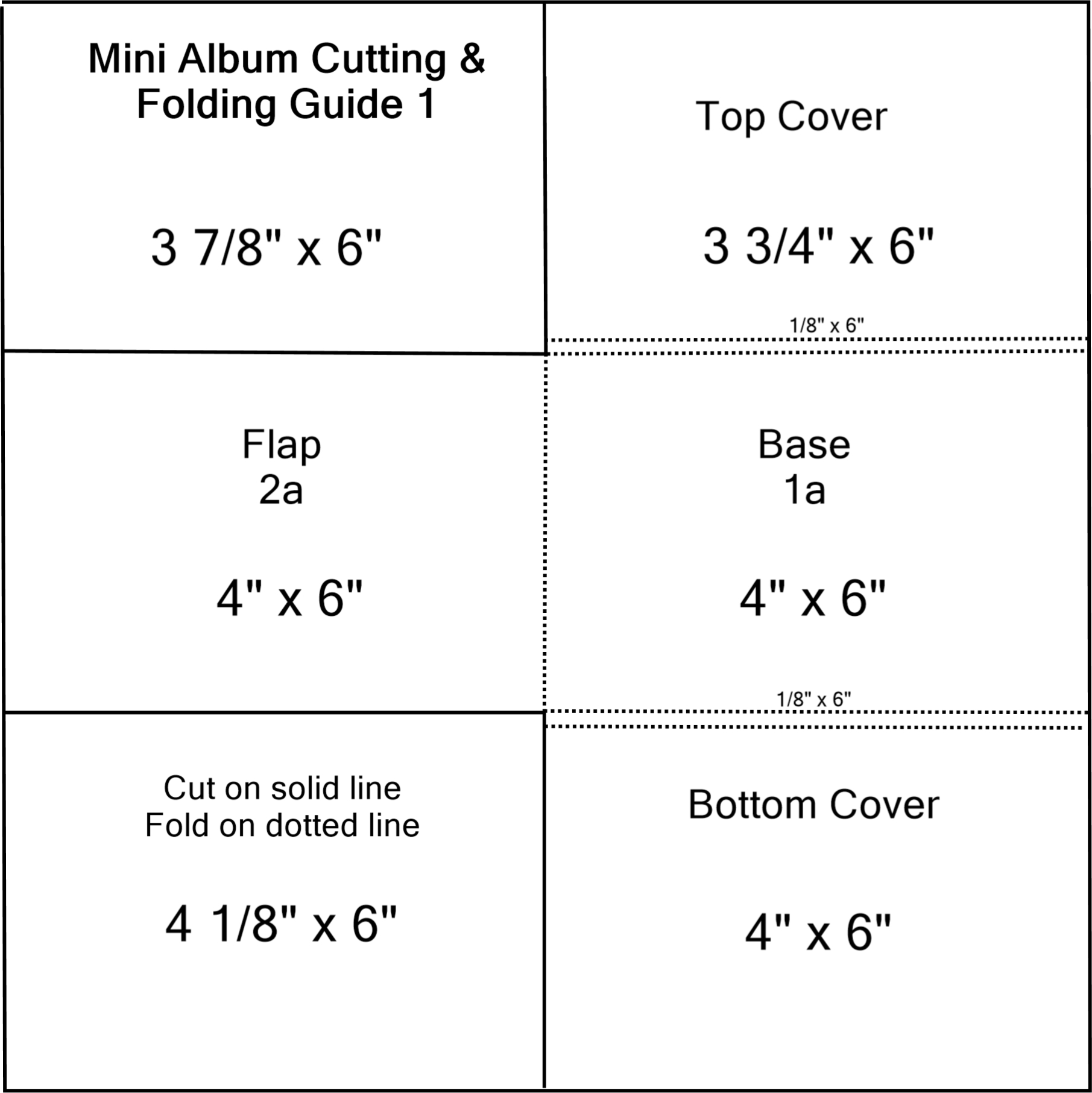 Cutting &amp; Folding Guide 1