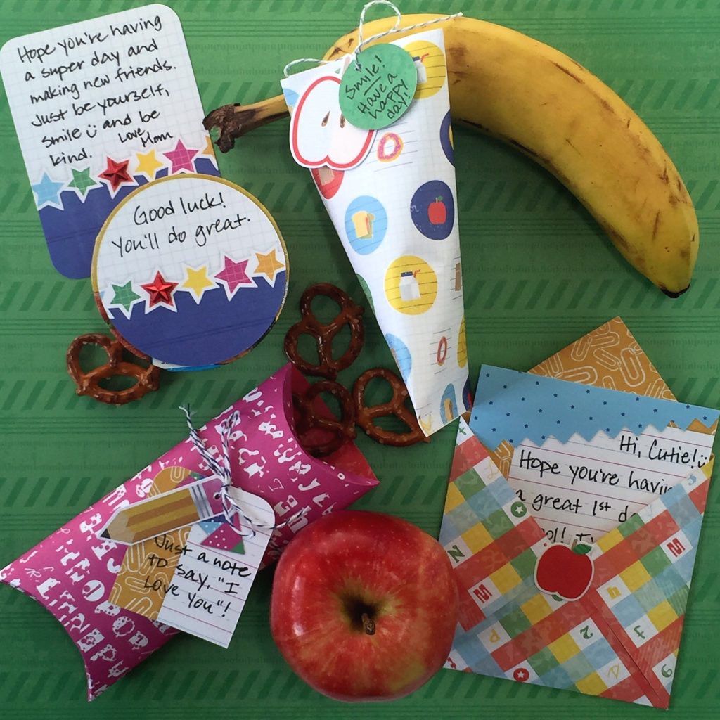 Scrapbook Lunch Box Notes For your Children