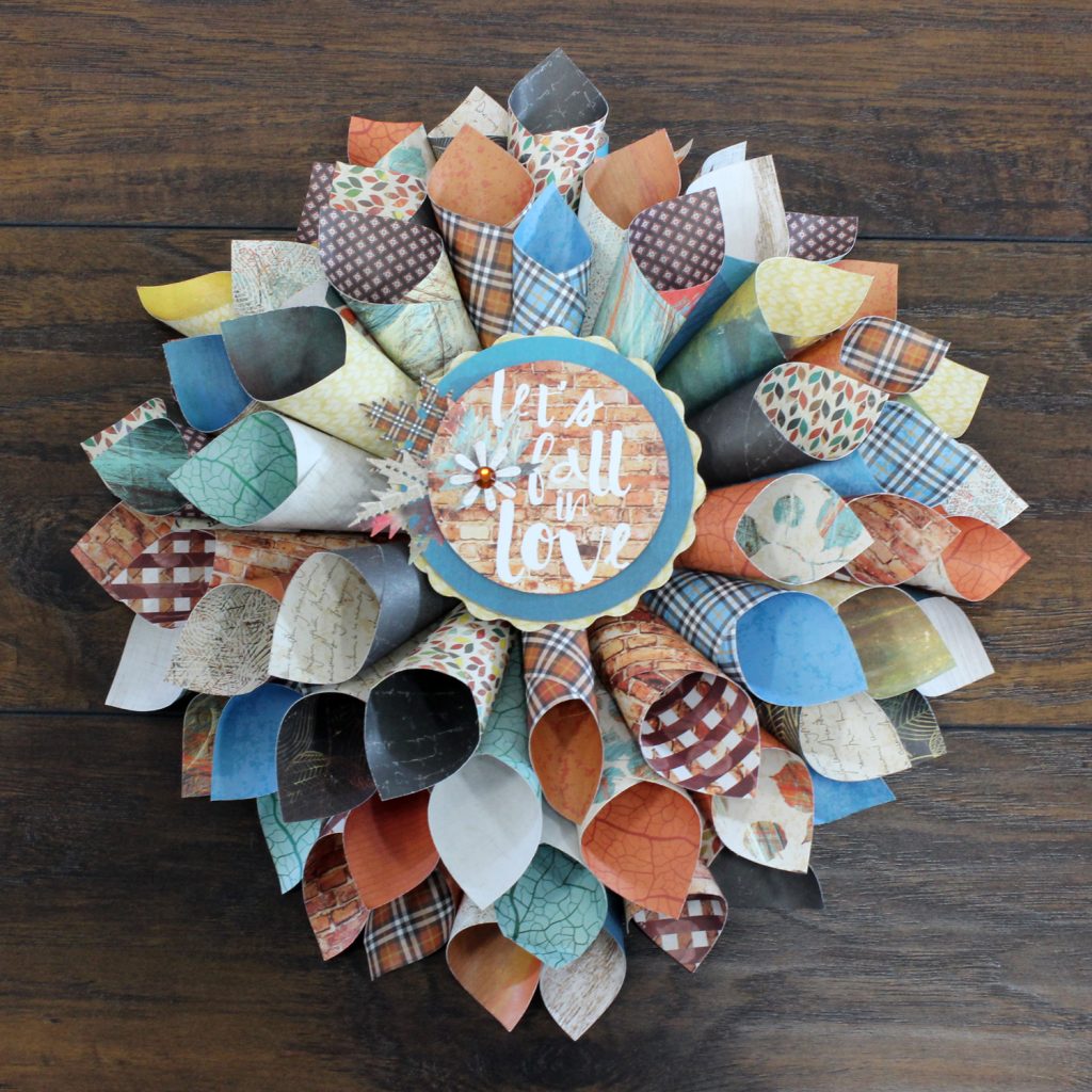 Home Decor: Create a DIY Rolled Paper Wreath