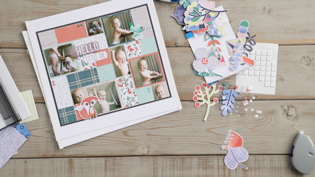 It’s Hip to be Square: Create a Calendar Grid Scrapbook Layout