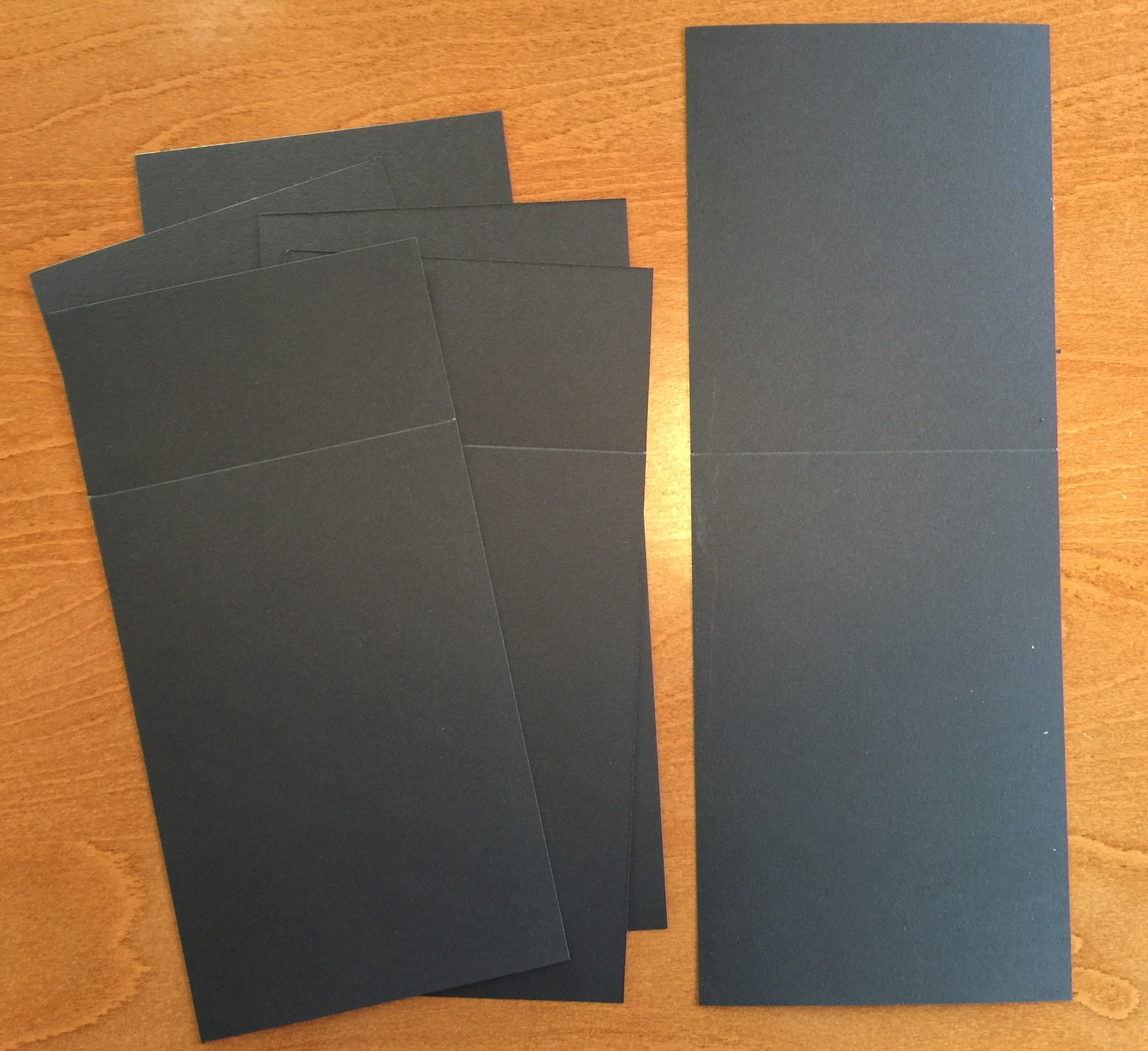 Scored cardstock