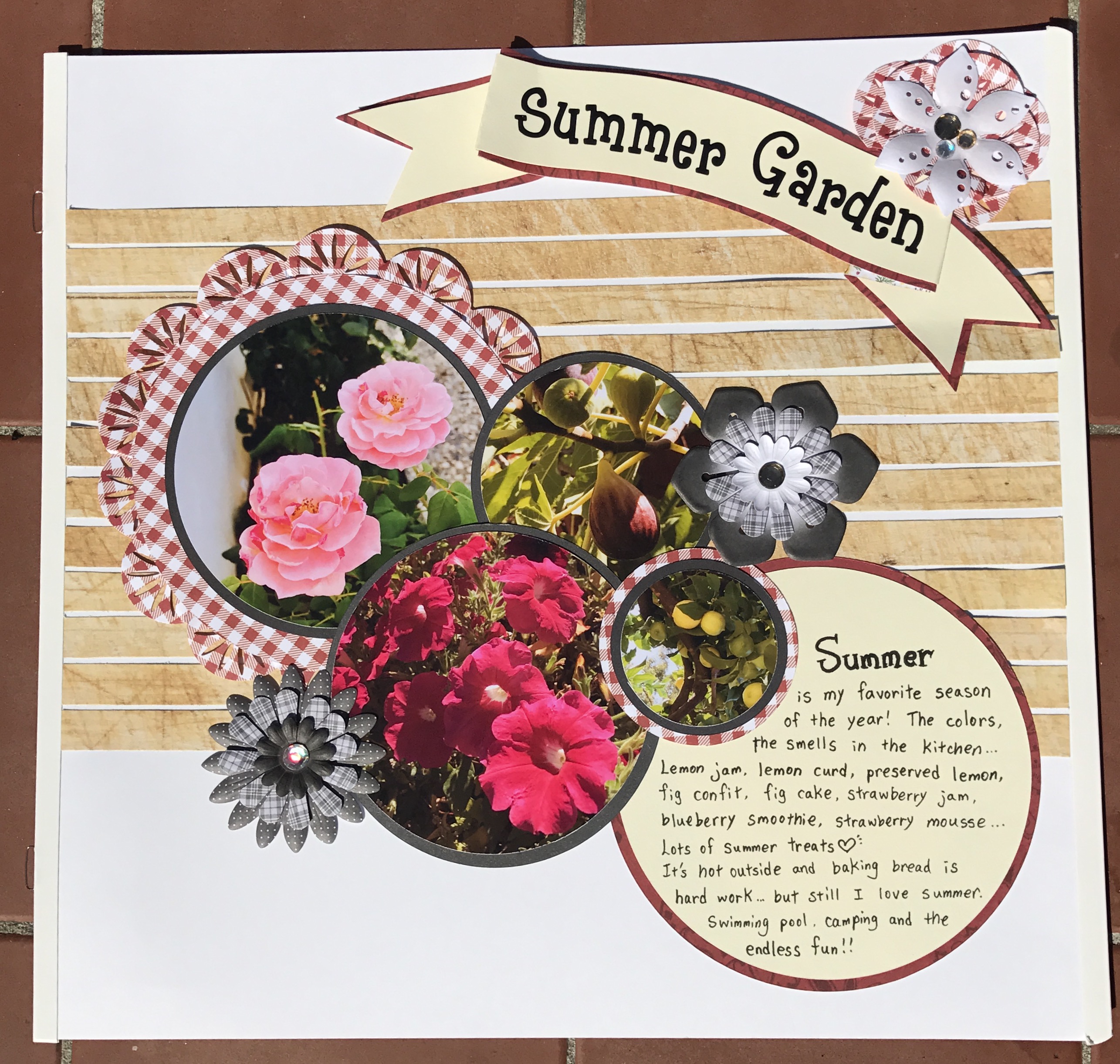 Circle layout for Virtual crop blogs