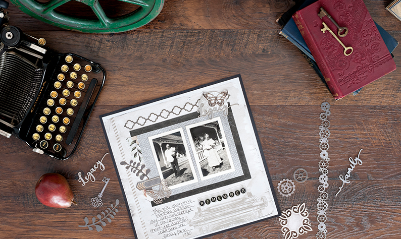 How to Create a Vintage Scrapbook Layout with Archiver’s™