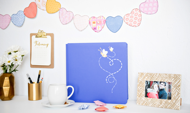 How to Create a Valentine Grid-Style Layout with Bee Mine