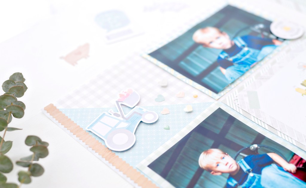 5 Steps to Create a Baby Scrapbook Layout