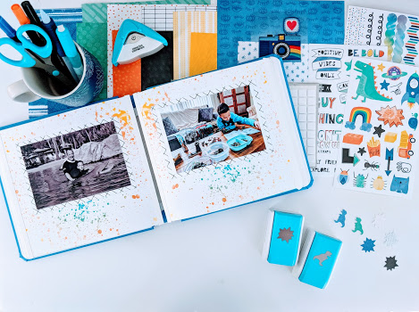 Fast2Fab™ Mini Album Using the Super Duper Boy Collection!