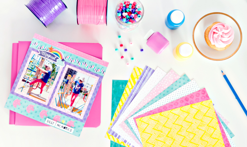 Super Duper Easy Children’s Scrapbook Layouts To Do With the Kids!