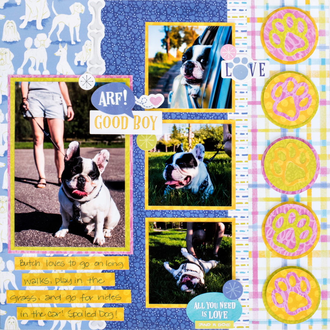 Best-In-Show-Dog-Scrapbook-Layout-Creative-Memories1