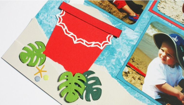 “Life’s A Beach” Layout Using the Sun-Kissed Collection