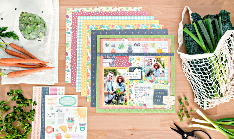 7 Simple Steps to Create a Locally Grown Foodie Scrapbook Layout