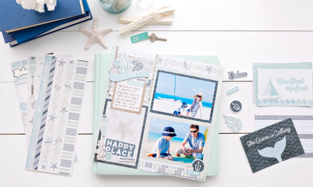 5 Simple Steps to Create a Nautical Scrapbook Layout with Maritime Mats