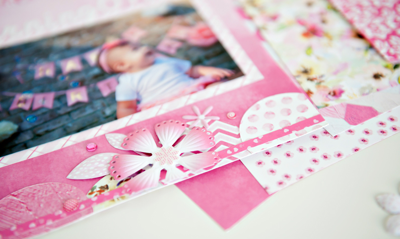 Mix-Match-Pink-Flower-Scrapbook-Layout-Creative-Memories4