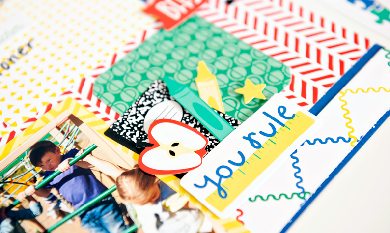Essentials-School-Scrapbook-Layout-Creative-Memories3
