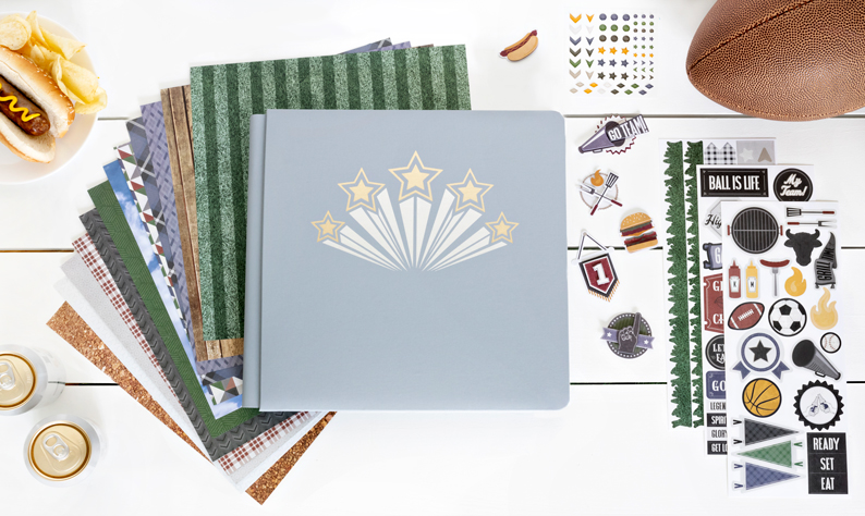 #FeatureFriday – The Fanatic Sports Scrapbook Collection & Home Office Memories