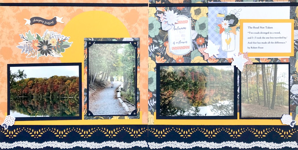 Create a Beautiful Two-Page Fall Scrapbook Layout with this Gather Together Sketch