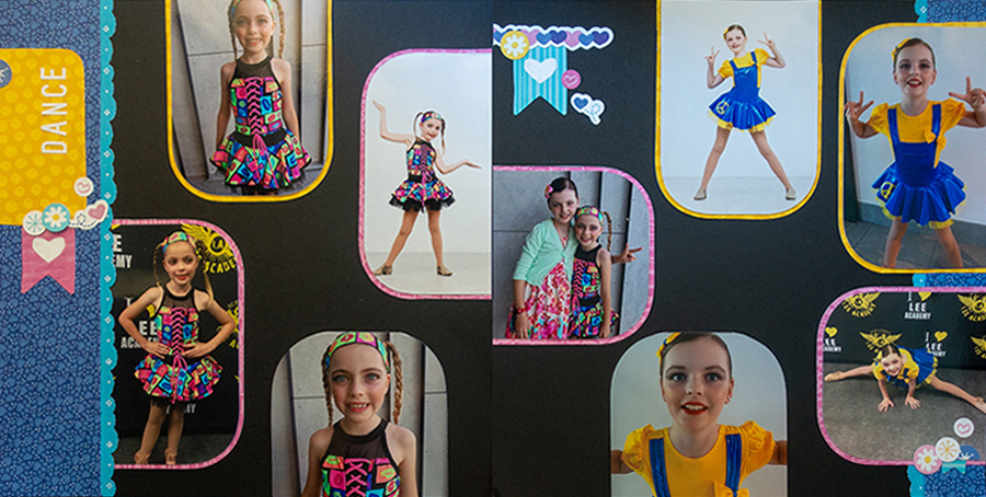 dsc012Best-in-Show-Dance-Scrapbook-Layout-Creative-Memories