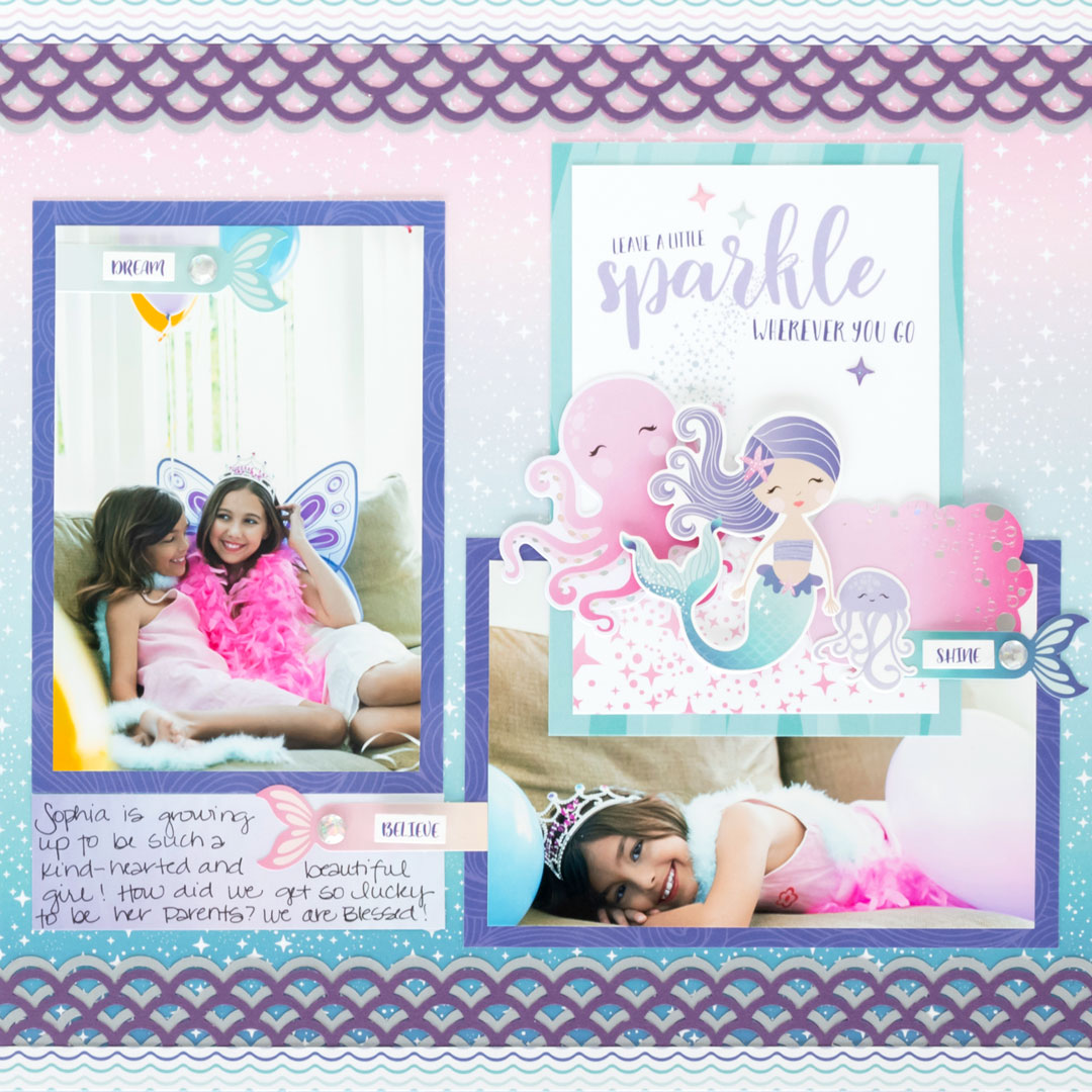 Mermaid-Scrapbook-Layout-Creative-Memories