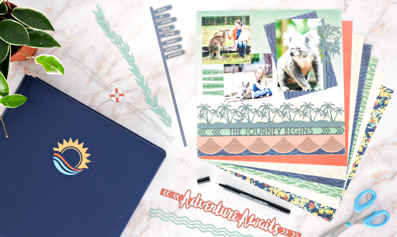 Say G’Day to Beautiful Outdoor Scrapbook Layouts with Walkabout