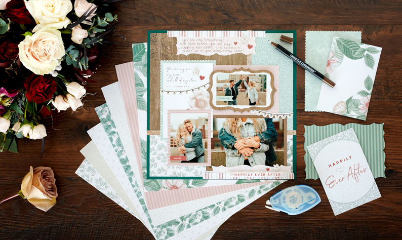 Bring Your Love to Life with Ever After Wedding Scrapbook Papers