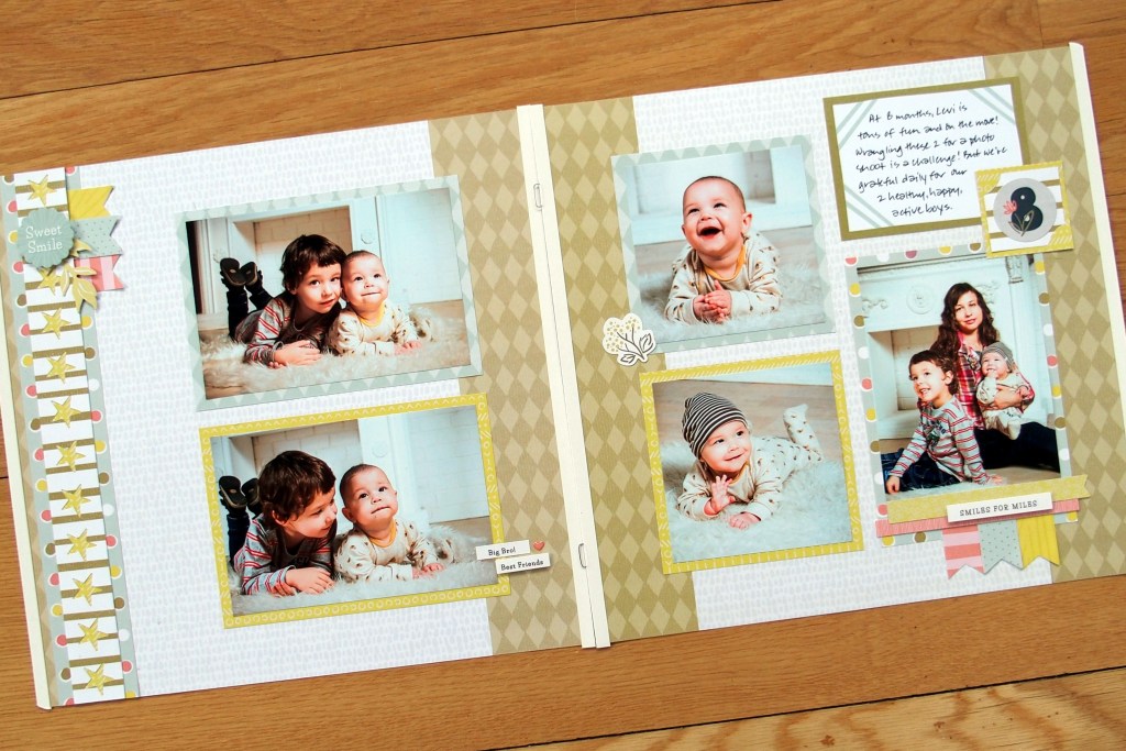 Track Monthly Milestones with these Storytime Baby Scrapbook Borders