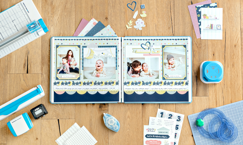 It Doesn’t Get Cuter than this Adorable Baby Scrapbook Spread