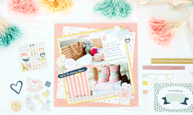 Spread Smiles for Miles with this Adorable Storytime Baby Scrapbook Layout