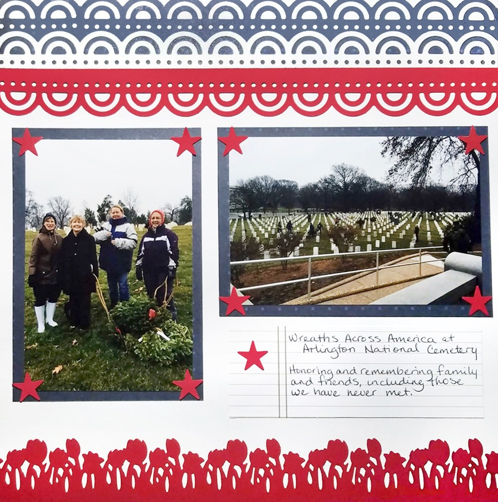 Cherish Memories Made with this Memorial Day Scrapbook Layout