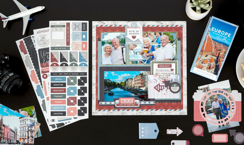 Decorate Your Layouts & Celebrate Your Journeys with these Travel Scrapbook Stickers
