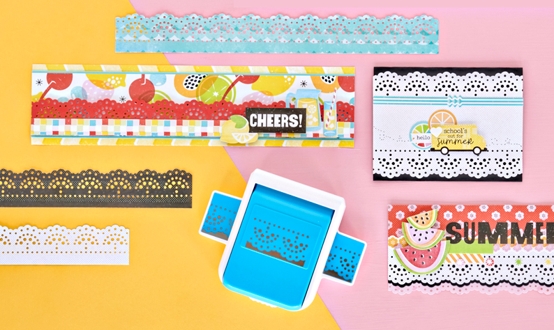 Celebrate Summertime with these Summer Scrapbook Border Ideas