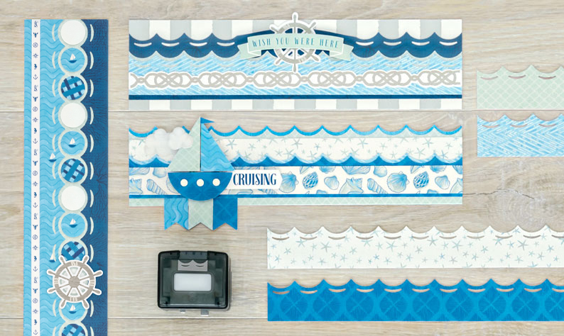 Catch the Wave with these Nautical Scrapbook Borders