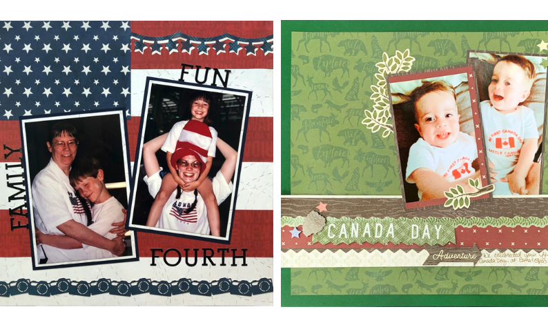 Show Pride in Your Country with these Fun Scrapbook Layout Ideas