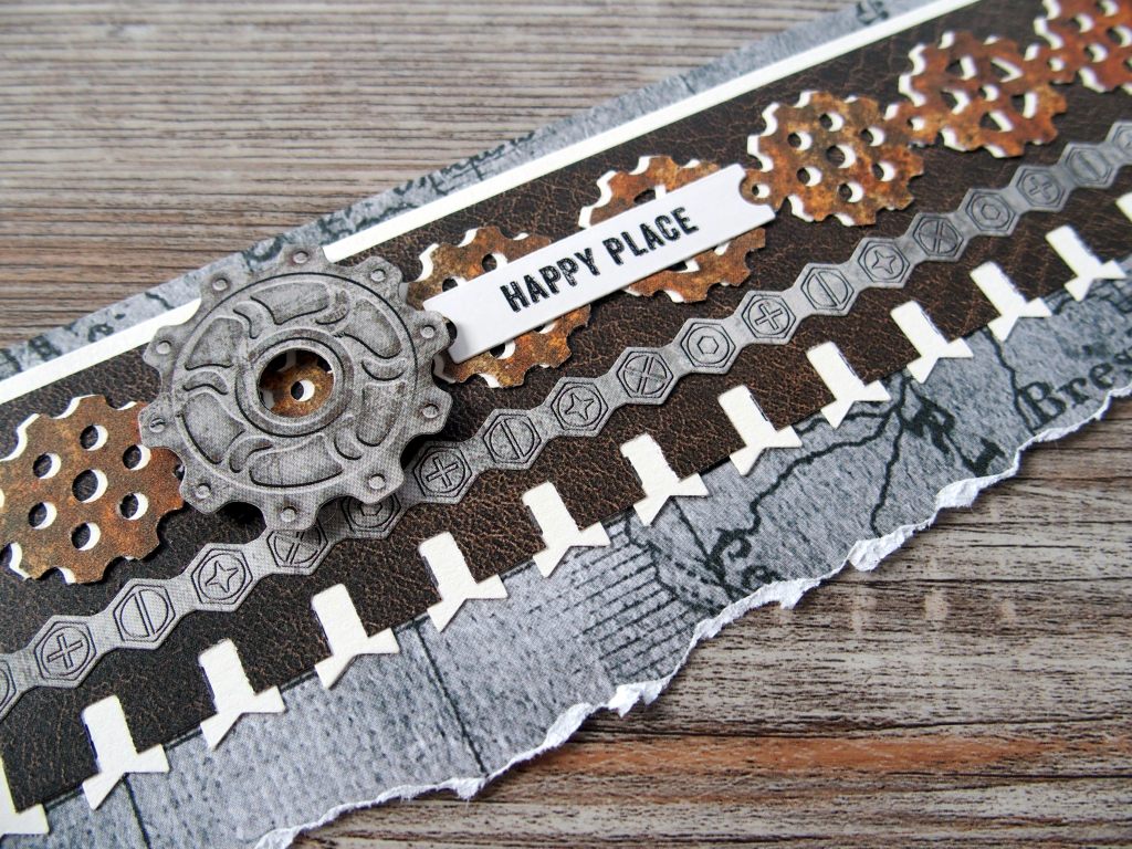 Add an Industrial Edge to Your Layouts with these Complementing Scrapbook Border Duos